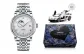 Silver Case White Dial Silver Steel Band
