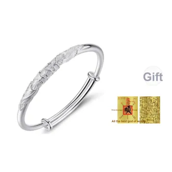Bear Silversmith High Content Sterling Silver Sterling Silver Bangle Women's