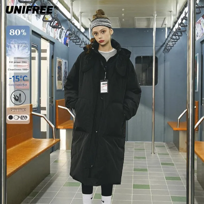 UNIFREE Down Jacket Women's Black-2
