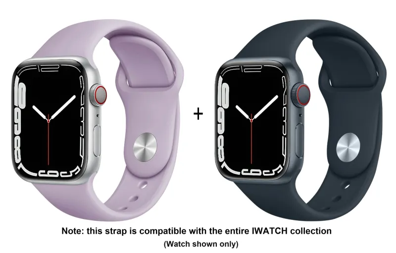 ZHISHENG Apple Compatibility Watch Band 38/40/41/42/44/45/49 All Silicone Material-22