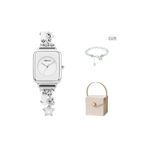 BAOGELA Кварцевый механизм ремешок из нержавеющей стали женские часы черный циферблат