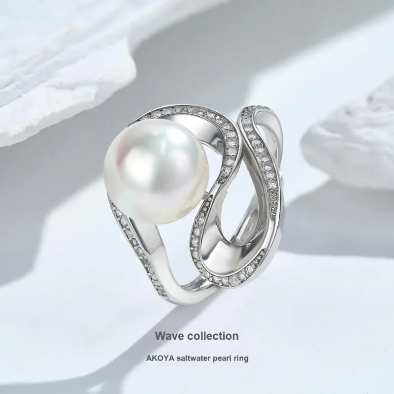 ME LUXE Saltwater Pearl Rings Women's-1