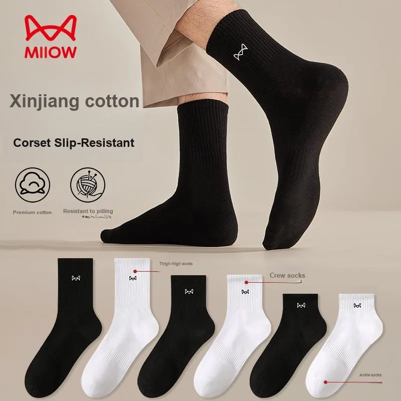 MIIOW Mid Calf Socks Unisex 10 Pack-2
