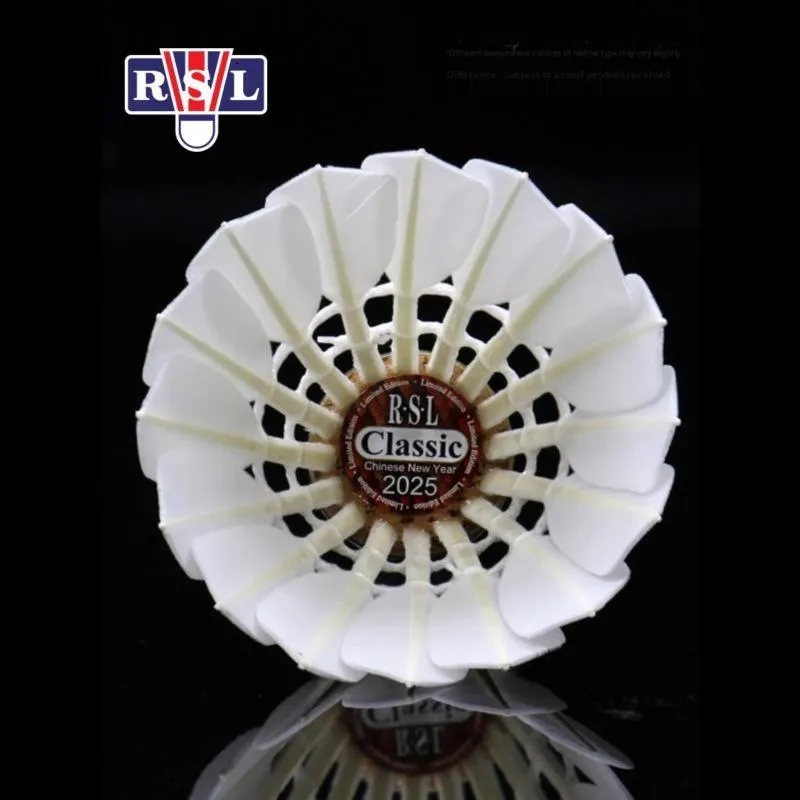 RSL Goose Feather Shuttlecock 12 Pack Goose Feather Shuttlecocks-4