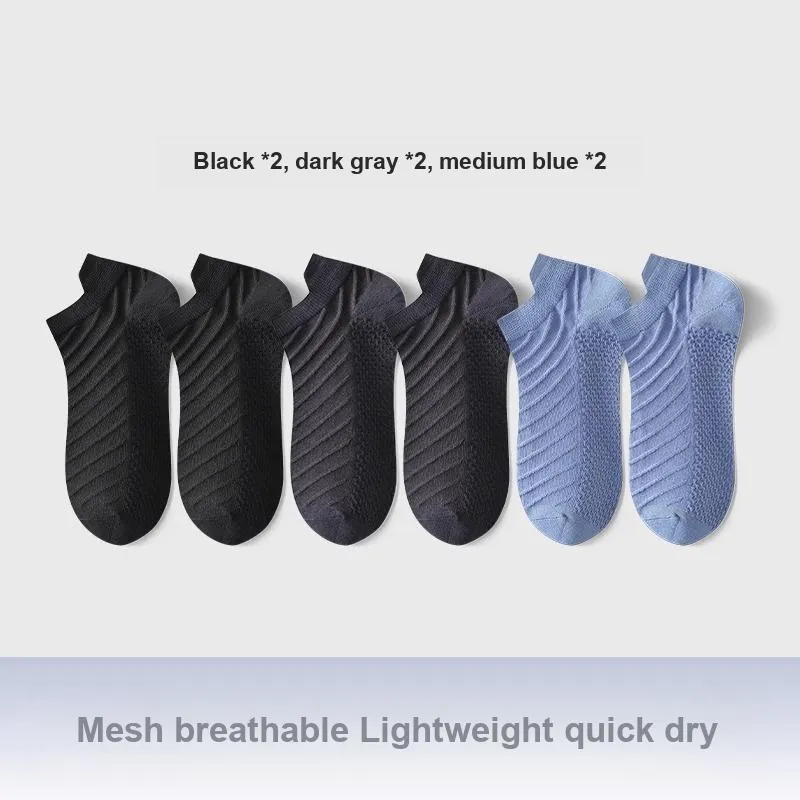 H YXIANG Ankle Socks Unisex 6 Pack-5