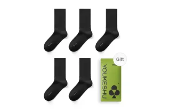 YOUKESHU Men Mid Calf Socks