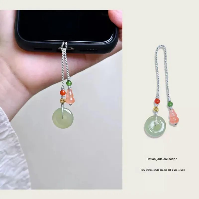 Fuxin Pendants White Jade/Pale Greenish White Jade Unisex-1