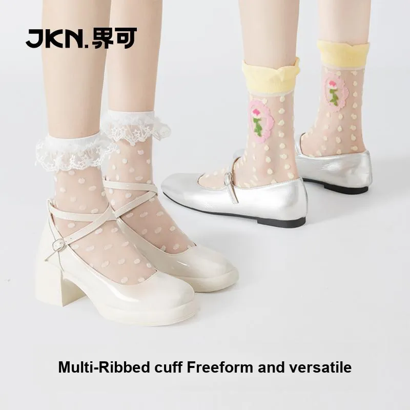 JKN Women's Mid Calf Socks-7