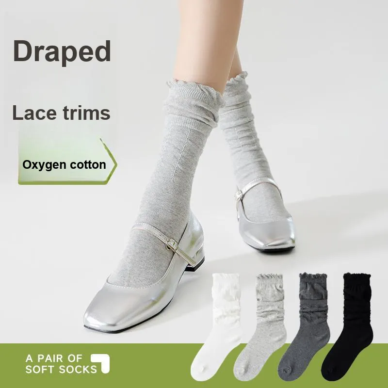 Top Melon Mid Calf Socks Women's Combo Set-1