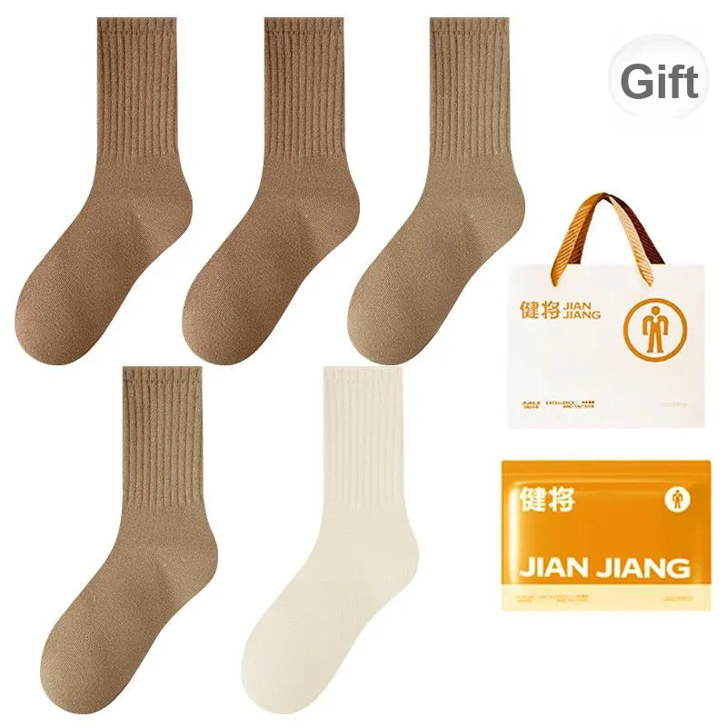 Master Mid Calf Socks Women's Shopping Bag 5 Pack-15