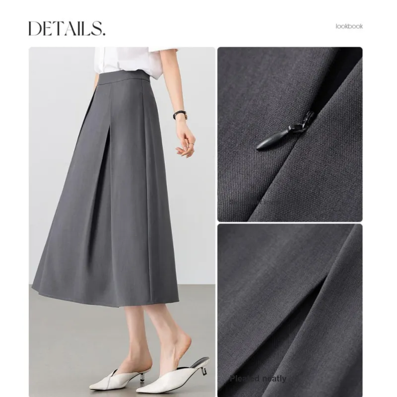 SENTUBILA Casual Long Skirt Women's-9