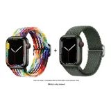 Apple Woven Strap-Rainbow * Olive Green