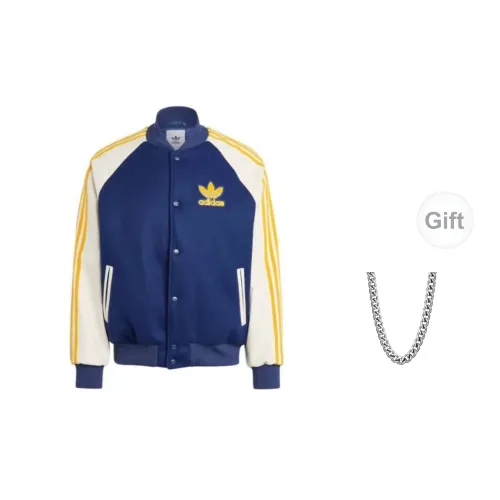 Adidas Originals Jackets Men Blue Includes Necklaces