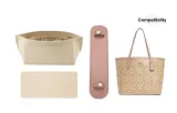 City33 Light Pink Shoulder Pads+Beige Liner+Beige Base Pad
