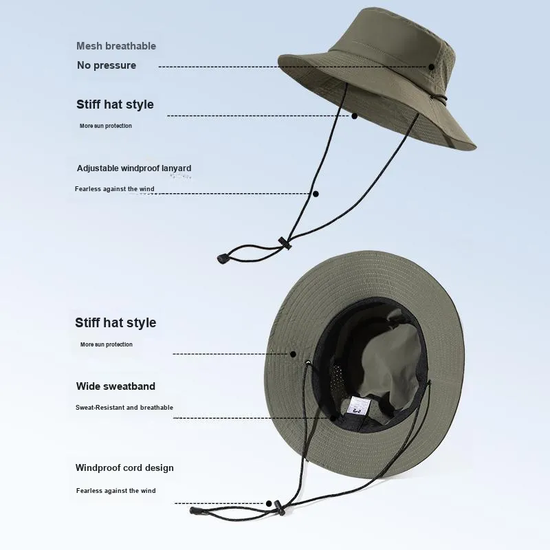 NANJIREN Lightweight Bucket Hats Unisex-5