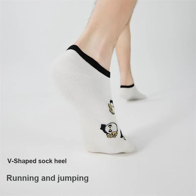 Crabsecret Ankle Socks Men's 5 Pack-2