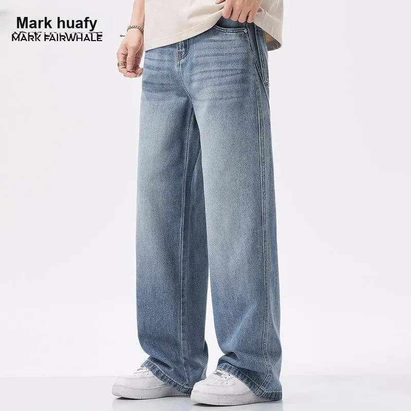 FAIRWHALE Jeans Unisex Blue-5