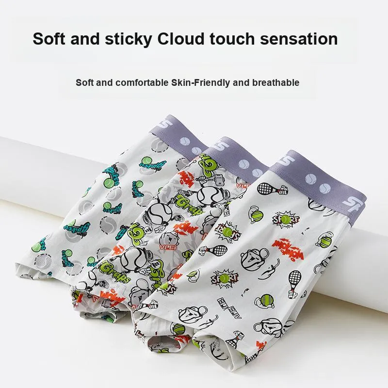 Qiao Ni Tong Underpants Men's 3 Pack-8