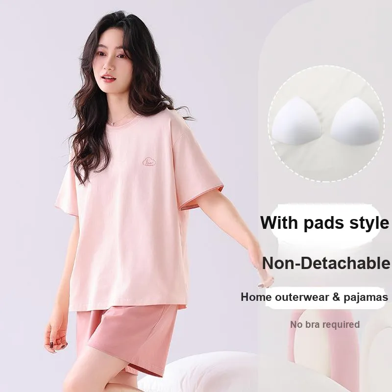 OUSHIBO Pajama Set Women's Image Color-3