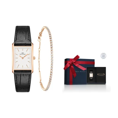 Daniel Wellington Women's Watch Кварцевый механизм ремешок из коровьей кожи 32*22 мм белый циферблат