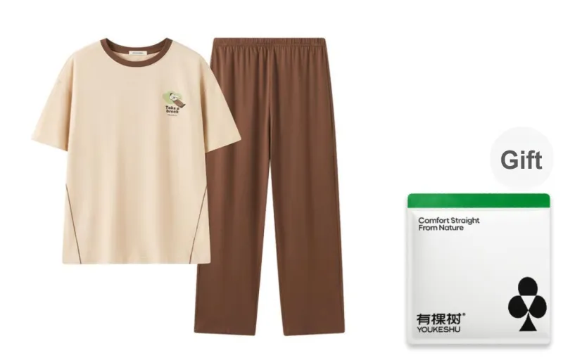 YOUKESHU Pajama Set Men's Shopping Bag-7