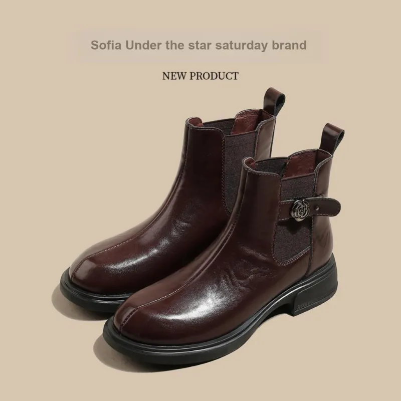 Safiya Short Chelsea Boots Women's-8