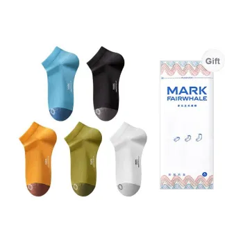 FAIRWHALE Ankle Socks Men's 5 Pack
