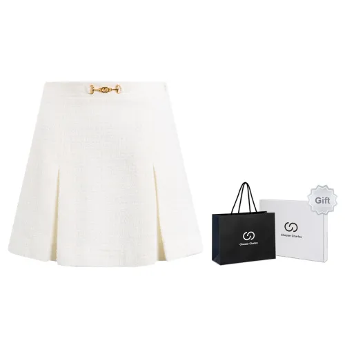 Chester Charles Casual Short Skirts Women's White