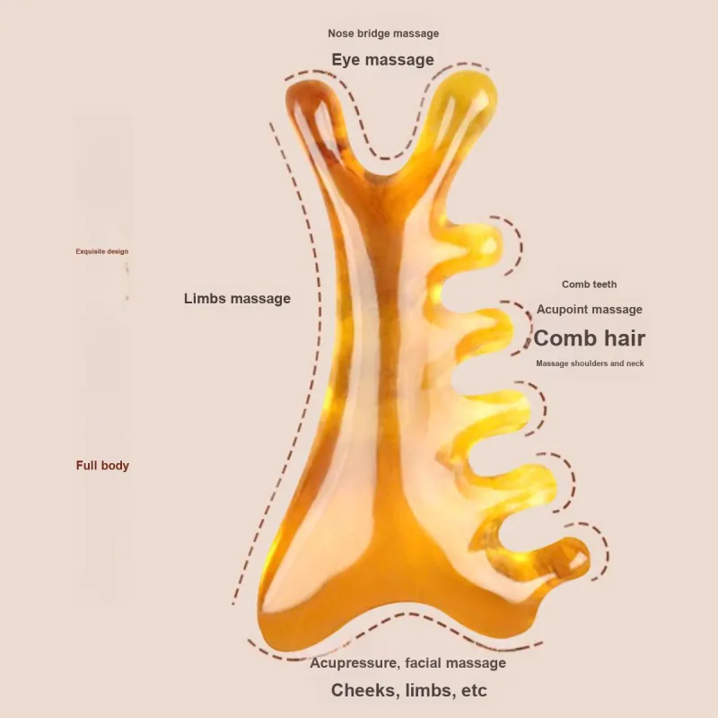 LMLTOP Four in One Multifunction Meridian Comb Massage-1