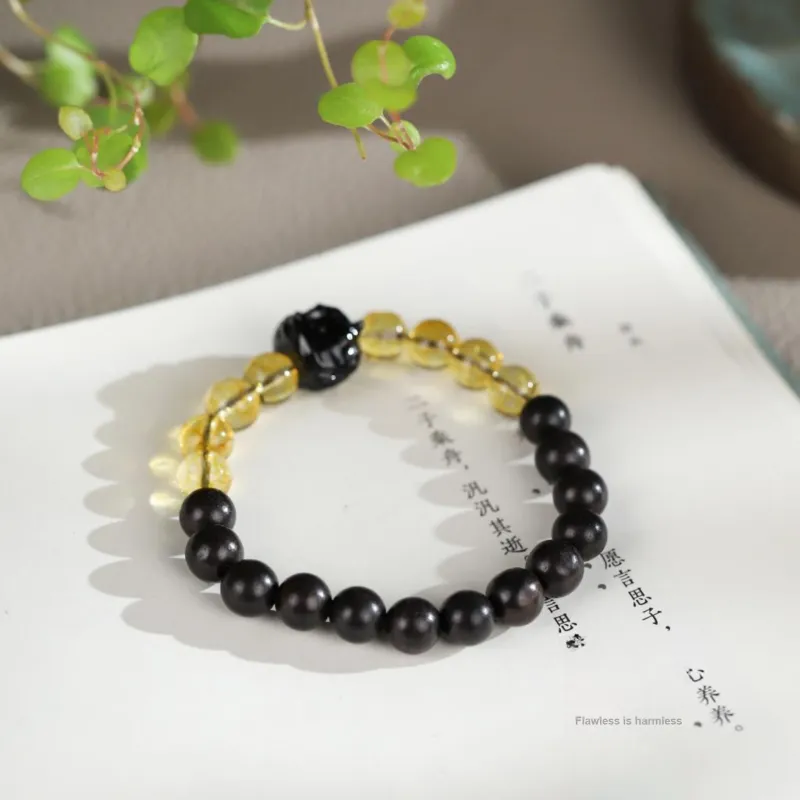 ZHUOJIN Wooden Bracelets Unisex-3