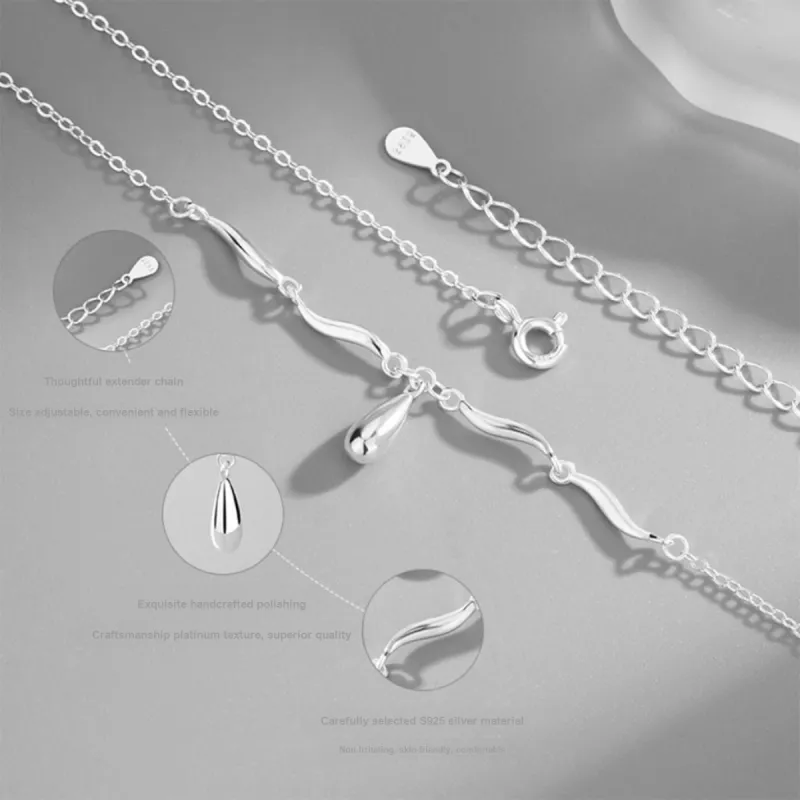 SGM 925 Sterling Silver Necklaces Women's-5