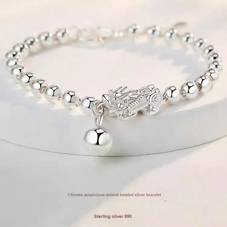 Kim Heng Hee S990 Sterling Silver Pure Silver Bracelets Unisex-1