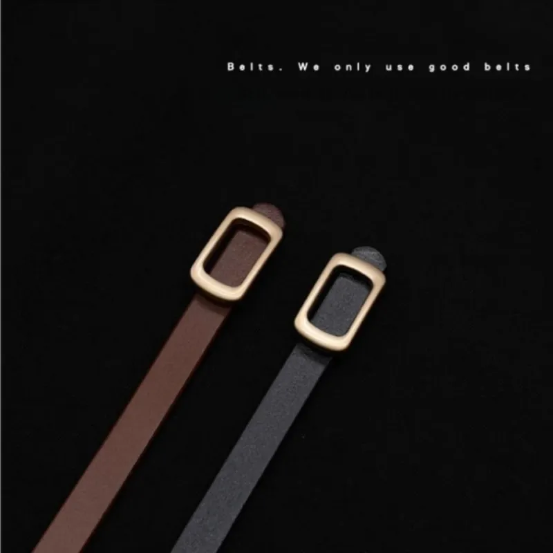 PALBAS PU Leather Belts Women's 1.2cm-4