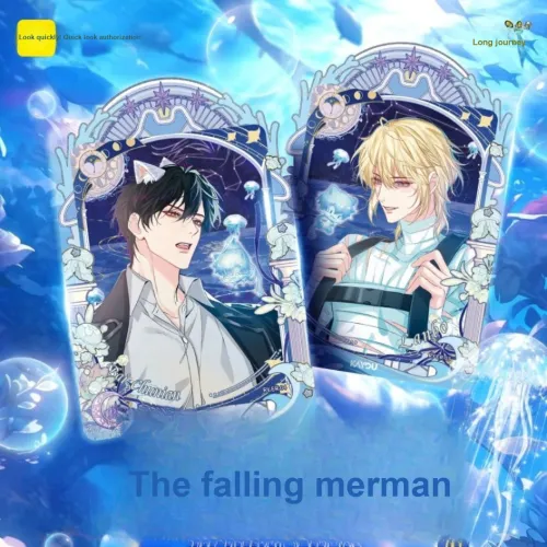 KAYOU The Falling Merman Deep Sea Enchanted Dream Collectible Card Moonlit Tide Whisper IP/Anime Cards 1 Box