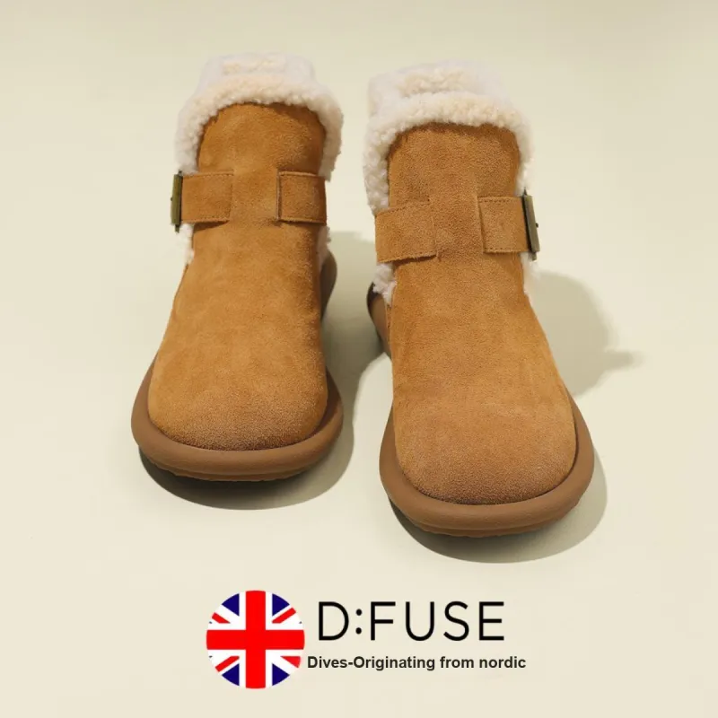 D FUSE SCANDINAVIA Thermal Abrasion Resistant Coverage Short Snow Boots Women's-5