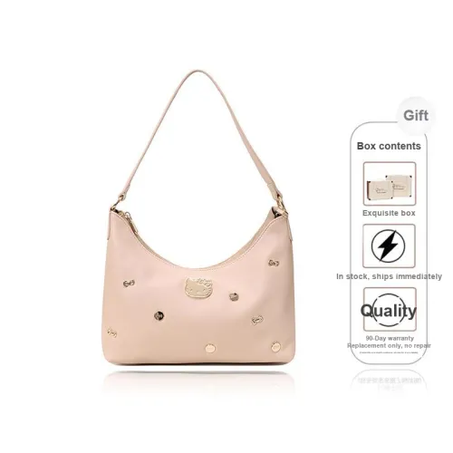 MESUCA Sanrio Three Fairies Hello Kitty Kitty Series PU Tote Bag Shoulder Bag Medium Size Women's Multicolor