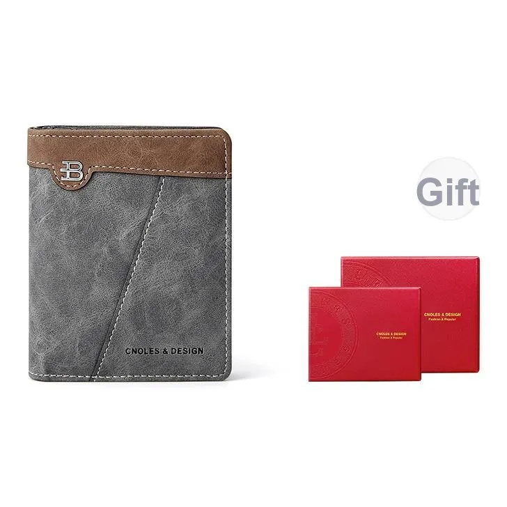 CNOLES Синтетическая кожа Кошелек Мужской Ink Brown