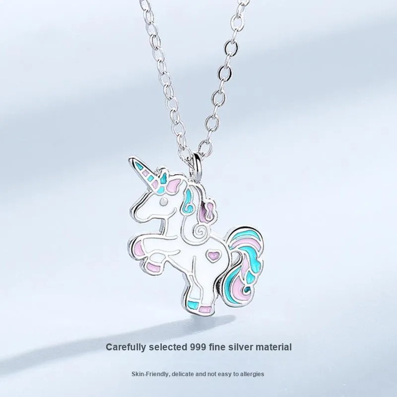 Beth Jewelry 999 Fine Silver Necklaces Women's-2