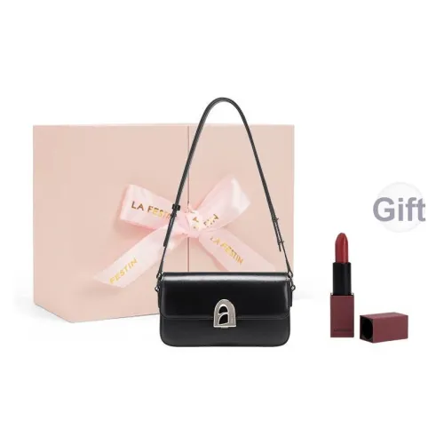 LA FESTIN Коровья кожа Сумка через плечо Сумка на плечо Женская SASSY Черный Крутой Белый Misty Зеленый Балетный Розовый Джинсовый Синий