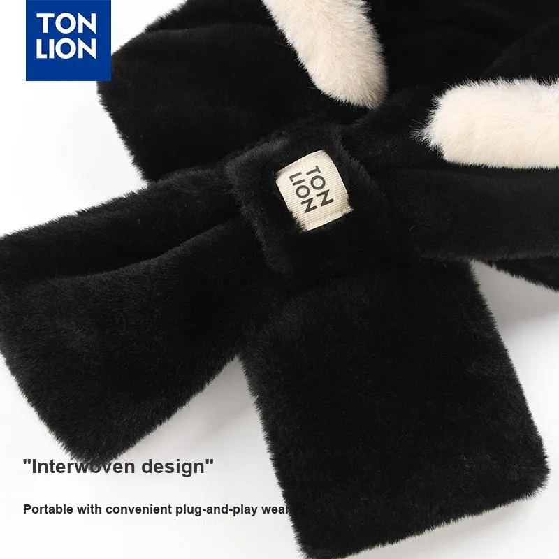 Tonlion Polyester Hoods & Plush Hats Unisex-12