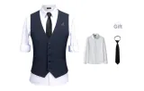 Navy Blue (Shirt+Tie Included)