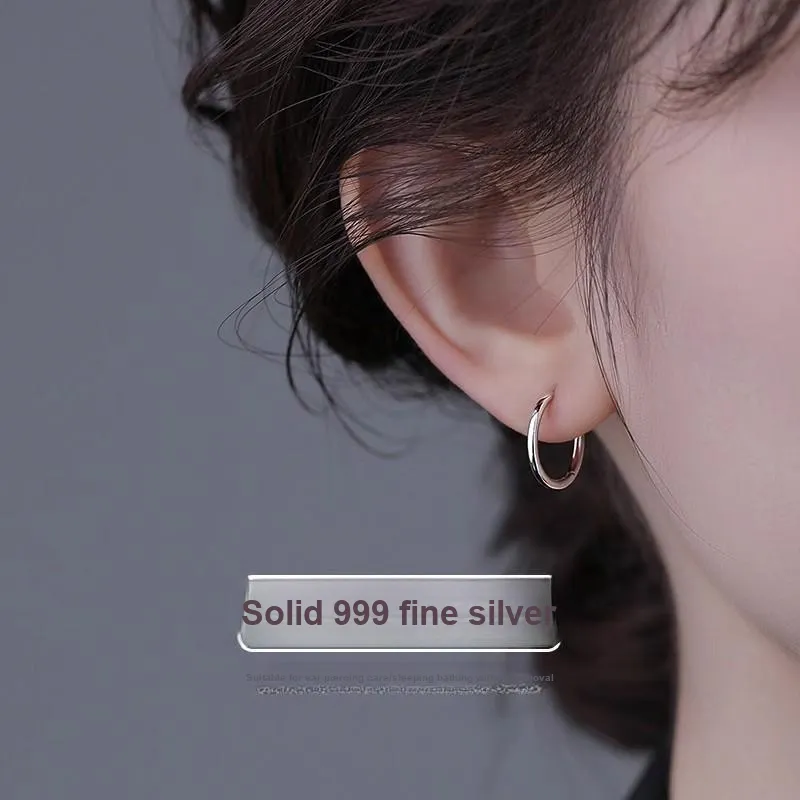 Daisy Dream 999 Fine Silver Earrings Unisex-1