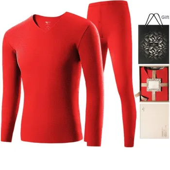 SEPTWOLVES Thermal Set Men's Gift Box Set+Shopping Bag
