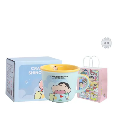 One Mai House X Crayon Shin Chan Collaboration Summer Ceramic Mug For Women's 340ml