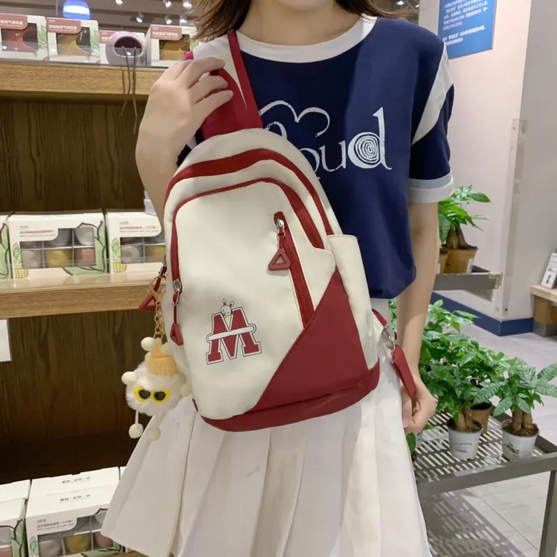 Single Warehouse Nylon Sling Bag Regular Unisex Multicolor-25