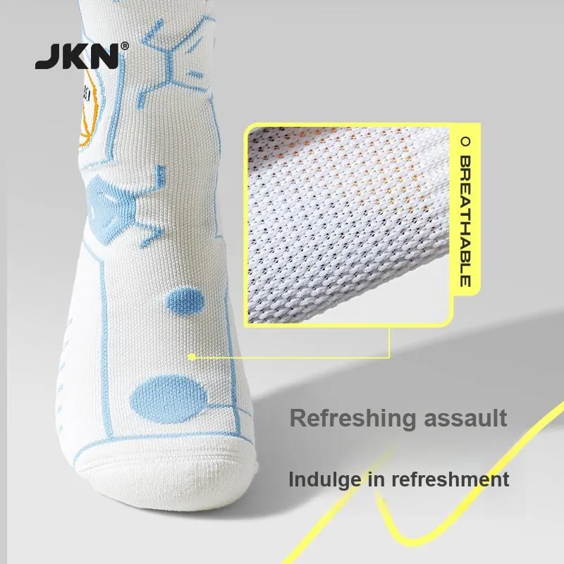 JKN Unisex Basketball Socks-11