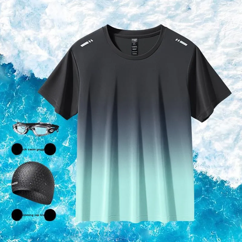 Yalu Preferred Swimming Sets Polyester+Elastane Fitness Running Sports Track & Field Badminton Casual Men's-3