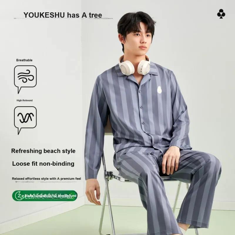 YOUKESHU Pajama Set Men's Shopping Bag-6