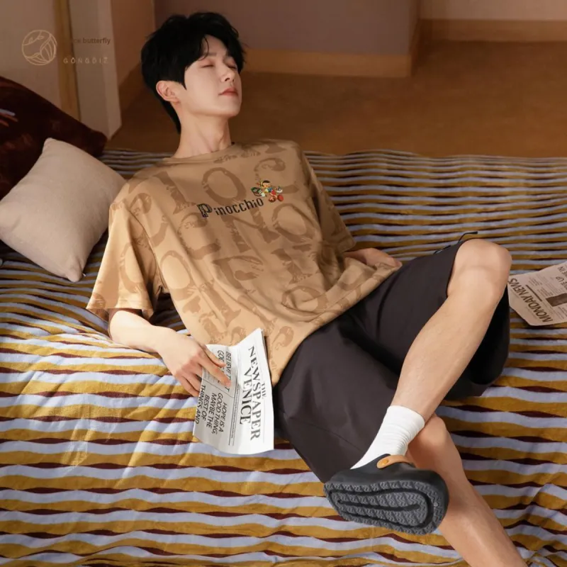 Gongdie Men Pajama Sets-2