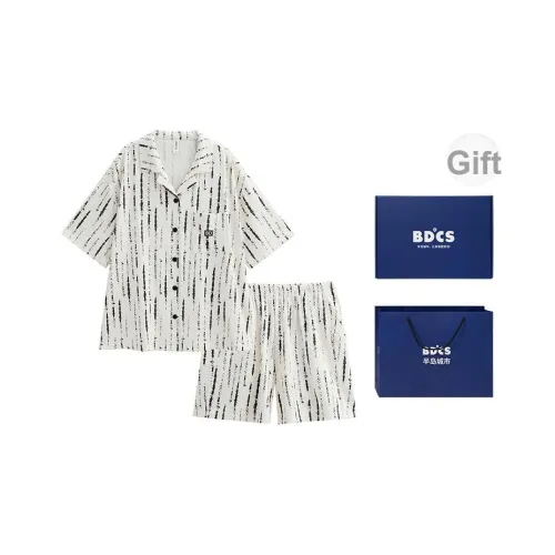 Peninsula City Пижамный комплект Повседневный Relaxation AT Домашний Сон Женский Абрикос Коробка